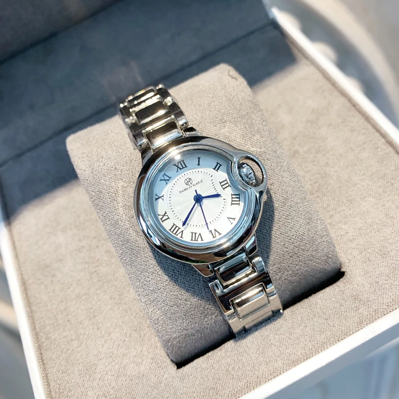Часы для влюбленных reloj hombre Классический роскошный дизайн leiseure relogio masculino мужские и женские модные часы Стальные синие кварцевые baloon