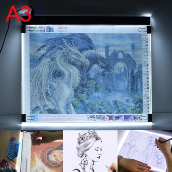 

A3 Elice LED Light Pad Artcraft Tracing Light Box Copy Board Digital Tablets Painting Writing Drawing Tablet Sketching pad