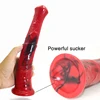 YOCY-212 de silicona Anal caballo vibrador con ventosa ligero de juguetes sexuales para mujer masturbación 28,5 cm de largo masaje suave juguete ► Foto 2/6