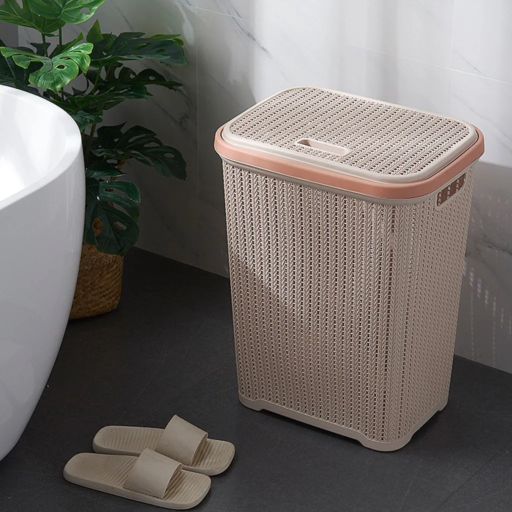 Laundry Basket Storage bin Large Basket For Toy Washing Basket Dirty Clothes Sundries Storage Baskets Box Hamper Rattan Basket