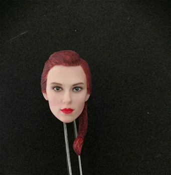 

1/6 Scale Avengers 4 Black Widow Head Carved Natasha Red Hair Head Sculpt Model for 12" Female Action Figure Doll
