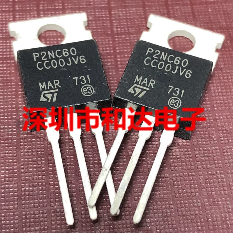 5 шт. P2NC60 STP2NC60-220 600V 1.9A