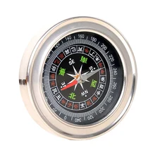 Portable Handheld Aluminum Alloy Lightweight Emergency Compass Pocket Outdoor Survival Compass Navigation Wild Tool