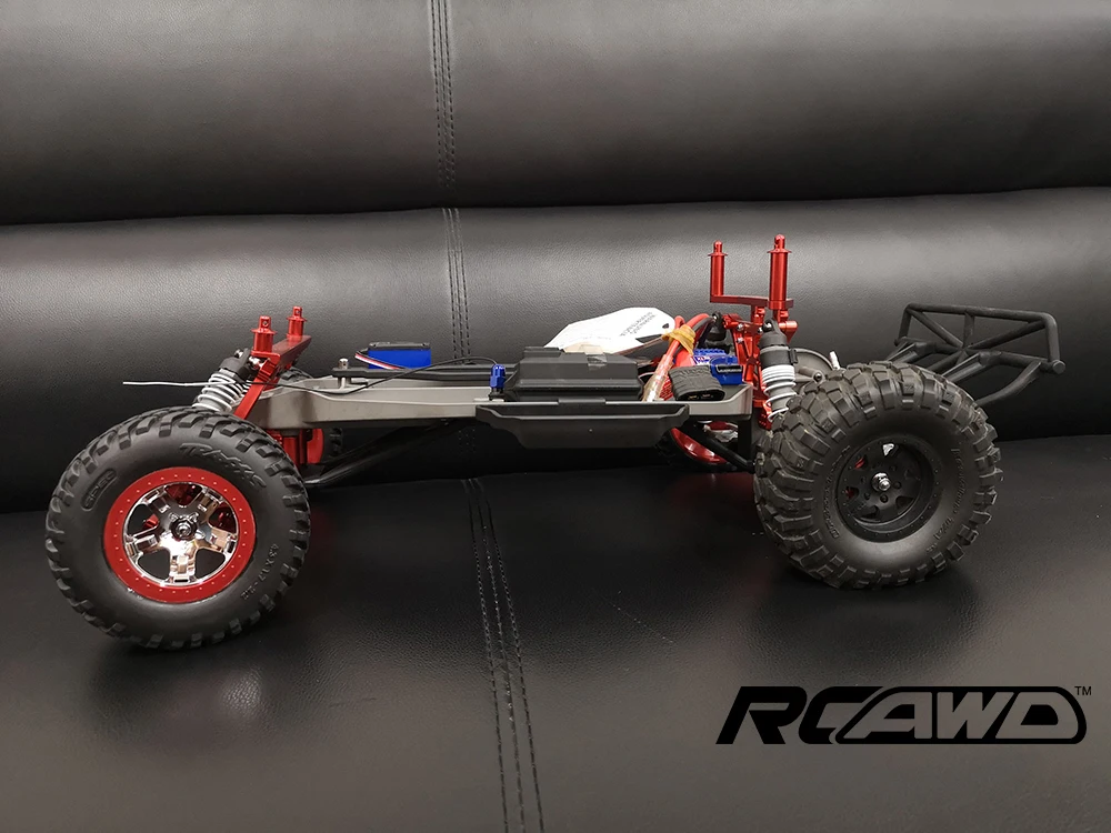 RCAWD, легированная сталь, полный набор стяжных стержней, поворотные пряжки для радиоуправляемого хобби, модель автомобиля 1/10 Traxxas Slash 2wd, короткий ход, модернизированные детали