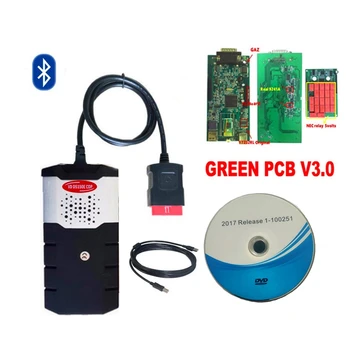 

2021 New VD TCS CDP 2017.R1 avtivate free with bluetooth New vci 3.0 pcb Scan for delphis car truck OBD2 obdii diagnostic tool