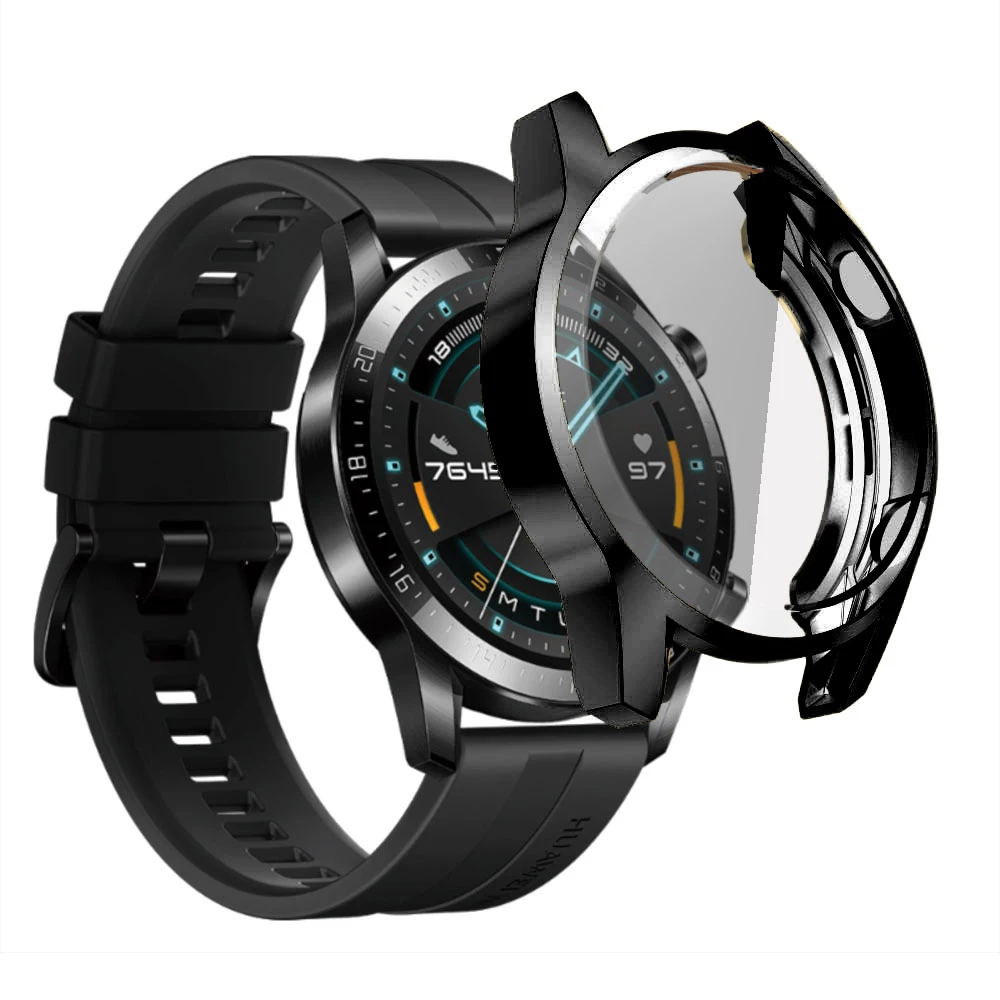 The soft TPU plating case for HUAWEI Watch GT 2 46mm protects the bumper case in 4