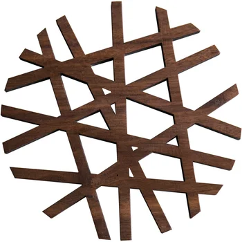 

Luxury Natural Wood Coaster Durable Insulation Modern Design Bowl Mat Decoration Posavaso Corcho Grueso Tea Equipment EC50BD