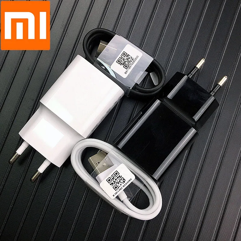 

Xiaomi EU Charger Cable Original 5V2A Fast Charge Adapter Micro Cable USB for Mi x 2 4 4 s 5 5 s 6 max note 2 Red mi 3 3 s 4 4A