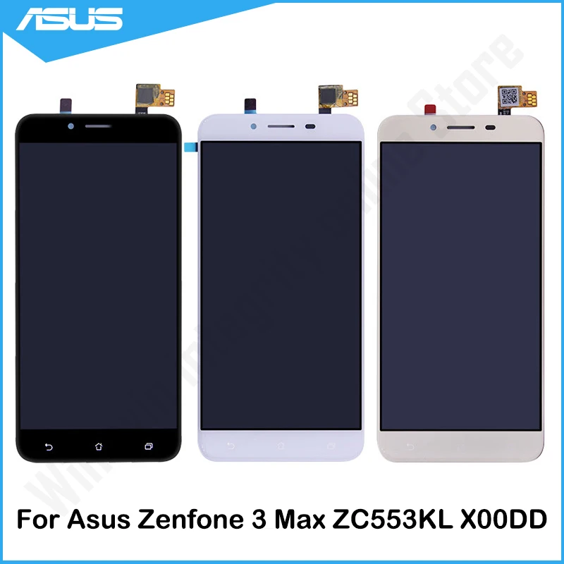 Оригинальный ЖК экран Asus ZC553KL для Zenfone 3 Max X00DD дисплей сенсорный дигитайзер в сборе