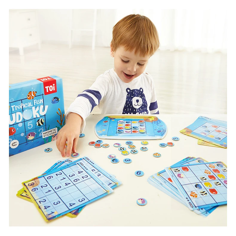 Magnetic Sudoku Children's Initial Chess Game Digital Desktop Logical Thinking Parent-Child Intelligence Toys party match games