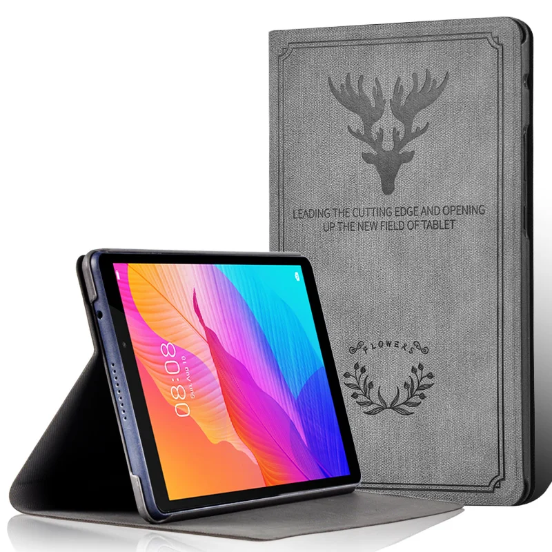 Для MatePad T8 из искусственной кожи (полиуретан) с функцией подставки и