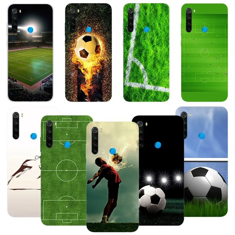 Silicone cases For Xiaomi Redmi note 8 pro 7 6 5 4x cover for redmi 7a k20 Soccer football silicon matte tpu case |