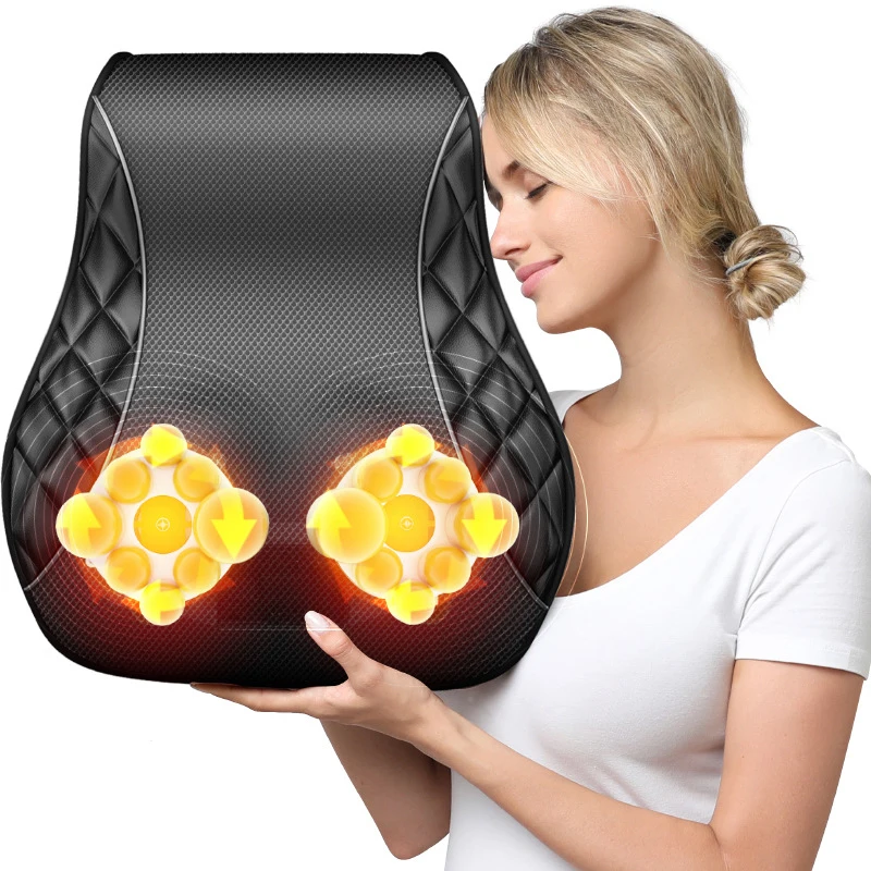 

Cervical Vibration Massage Forward And Reverse Kneading Massager Infrared Heating Neck Waist Hot Compress Relieve Muscle Fatigue