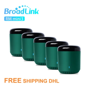 

Broadlink RM Mini 3 Green Bean WiFi 4G IR Remote Controller Via APP Control Smart Home Works With Alexa Echo Google Home Mini