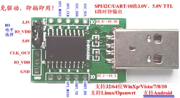 

Drive-free HID USB to SPI/I2C/UART/TTL IO Data Collection; VB Source Code; Openwrt; Android