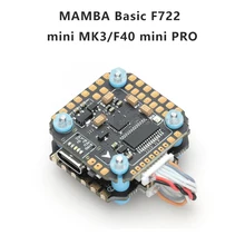 Diatone MAMBA Basic F722 MINI MK3 40A 6S 32Bit Flight Controller Stack F7 FC 40A ESC Electronic Speed Controller 20mm/M2 Tower