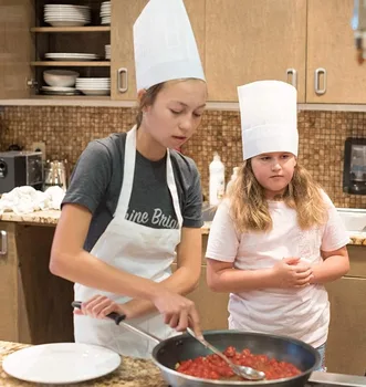 

Disposable Adjustable Chef Hats White Tall Kitchen Cooking Chef Cap for Kids Party Supplies Cake