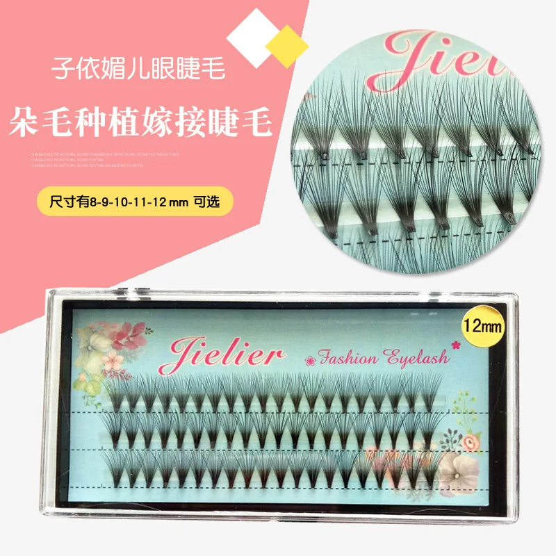 QSTY Fashion 60pcs Professional Makeup Individual Cluster Eye Lashes Grafting Fake False Eyelashes 20D Mink Eyelash 3