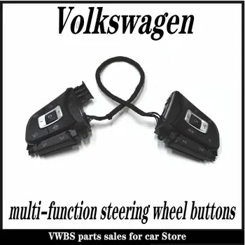 

5NA959442B volante cromado negro soporte de botón multifunción paleta de cambio para V-W Tiguan mk2 Golf mk7 Passat B817-19