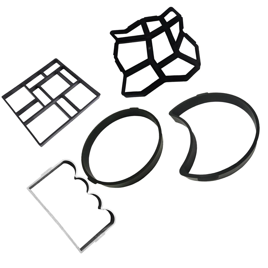 DIY Stepping Stone Block Pavement Buildings Cement Paver Path Maker Mold Garden Paving Mould DIY Path Maker DIY Stepping Stone Block Pavement Buildings Cement Paver Path Maker Mold Garden Paving Mould DIY Path Maker