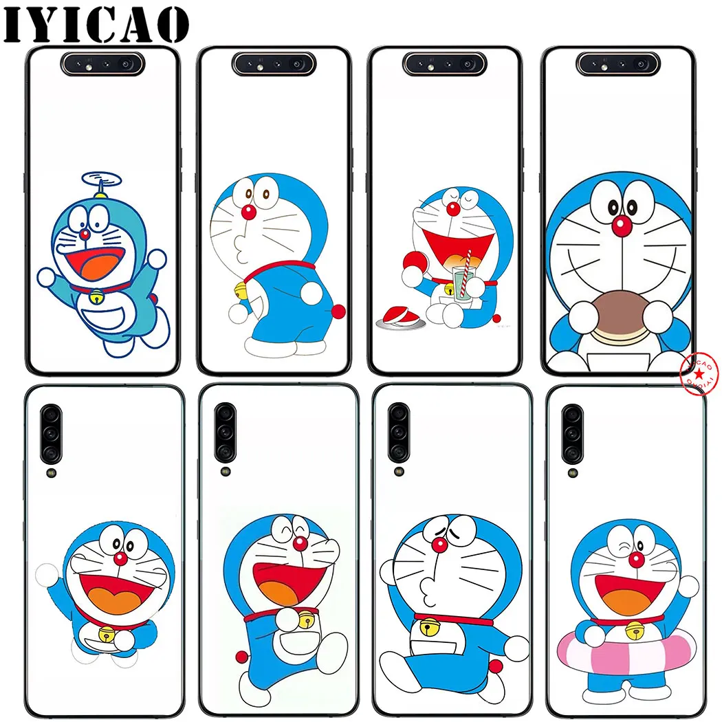 IYICAO Дораэмон мягкий чехол с мультяшным рисунком для samsung Galaxy A9 A8 A7 J6 A6 плюс 2018 A3 A5
