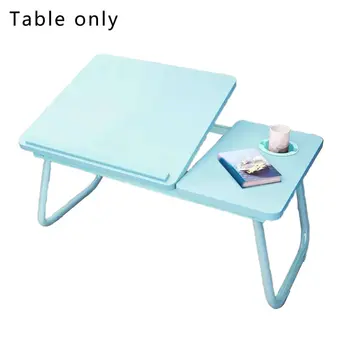 

Laptop Desk for Bed Sofa with Adjustable Tilting Top Breakfast Serving Tray with Folding Legs Multi Function Table