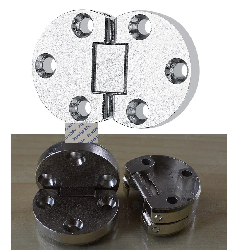 10Pcs/Lot Zinc Alloy Table Folding Tabletop Desk Black Flap Flip Top