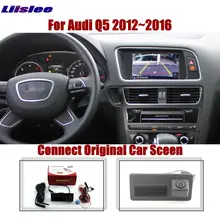 Авто камера для Audi Q5 2012 2013 экран обновление обратный динамический траектория изображения парковка задний багажник ручка