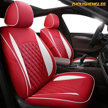 

Custom Leather car seat cover For Volkswagen Passat Beetle Tuareg Tiguan Phaeton VW R36 Eos MAGOTAN Scirocco car seats