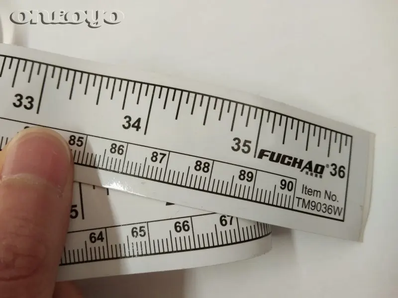 90cm/36in Vinyl Self Adhesive Rulers Metric Measure Tape Sewing Machine