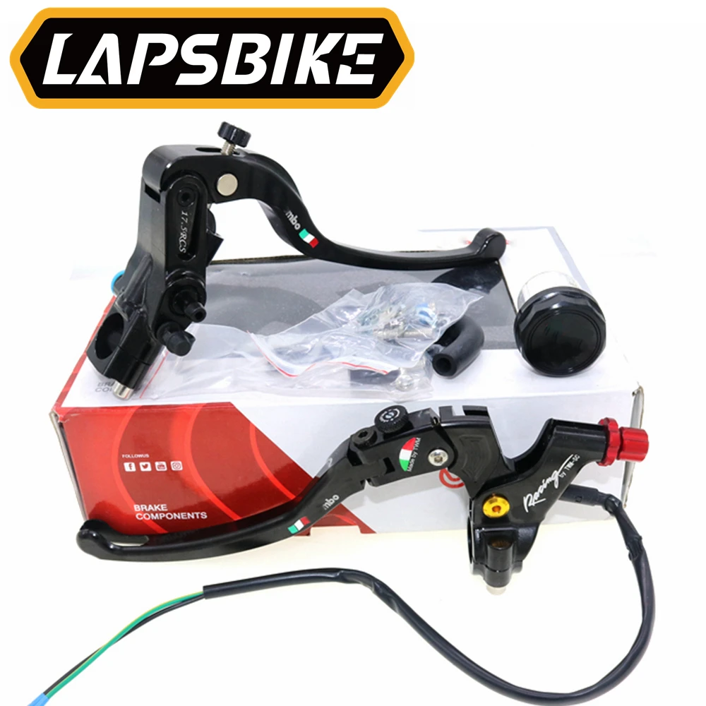 Universal 7/8'' 22mm 17.5 Rcs Motorcycle Scooter CNC Brake Master Cylinder Radial Hydraulic Brake Pump Cable Clutch Handle Lever