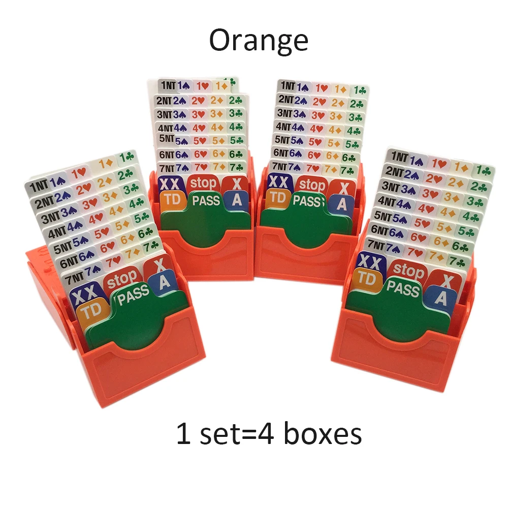 Store and Transport Abeauty Set of 4 Bridge Bidding Boxes with Cards Paper Cards with Carrying Case Easy to Stack Store and Transport Abeauty Set of 4 Bridge Bidding Boxes with Cards Paper Cards with Carrying Case Easy to Stack