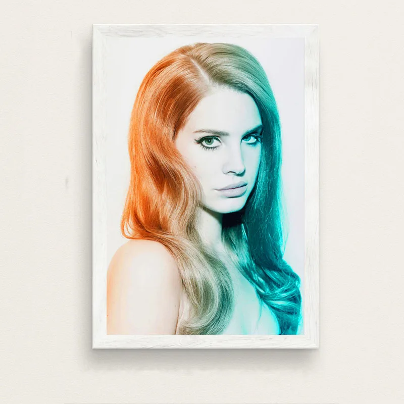 Lana Del Rey поп-Певица модель художественная живопись высокое качество холст картина плакат Настенные украшения для детской комнаты без рамки o444 - Цвет: 2