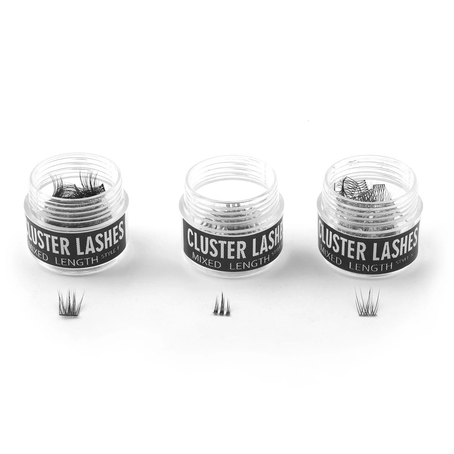 EASITENSION 40-50 Clusters Nesura Eyelash ресницы пучковые ресницы пучки ресницы ласточкин хвост
