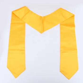 

2pcs Graduation Stole Simple Satin Unisex Graduation Stole Cap Tassel for Men Women Students