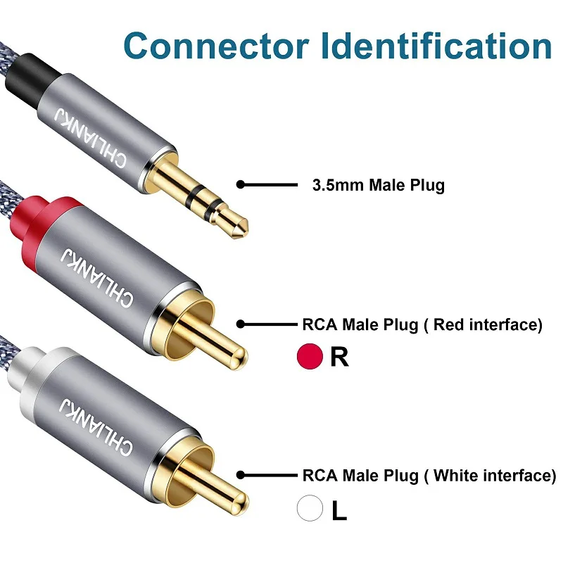 SHULIANCABLE  ̺, Ϸ  AUX RCA Y ̺, MP3, º , 3.5mm -2 RCA  ׷  