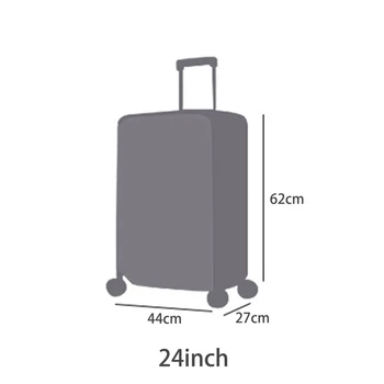 

Travel Waterproof Suitcase Cover Transparent Luggage Cover PVC Thickening Size 20/22/24/26/28 Dustproof Protective Cover