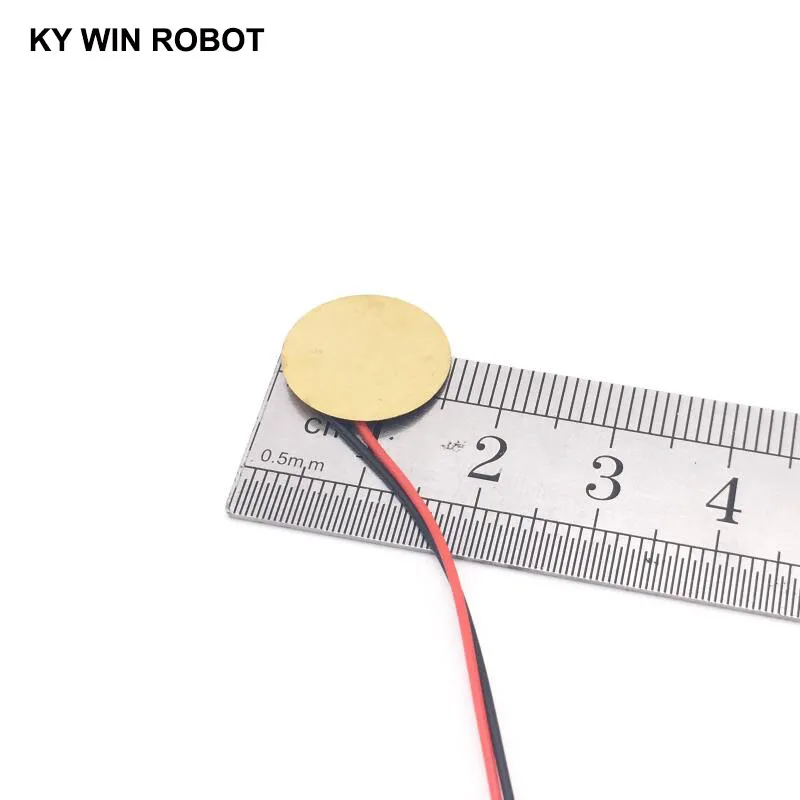 Пьезоэлектрический пьезокерамический вафельный диск диаметром 15 мм для зуммера громкоговорителя 10 шт