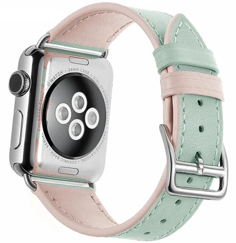 

Women for Apple Watch Strap Fashion Leather for iwatch series 1/2/3/4/5 Smart Strap 44/42mm 40/38mm Leather Accessorie Watchband