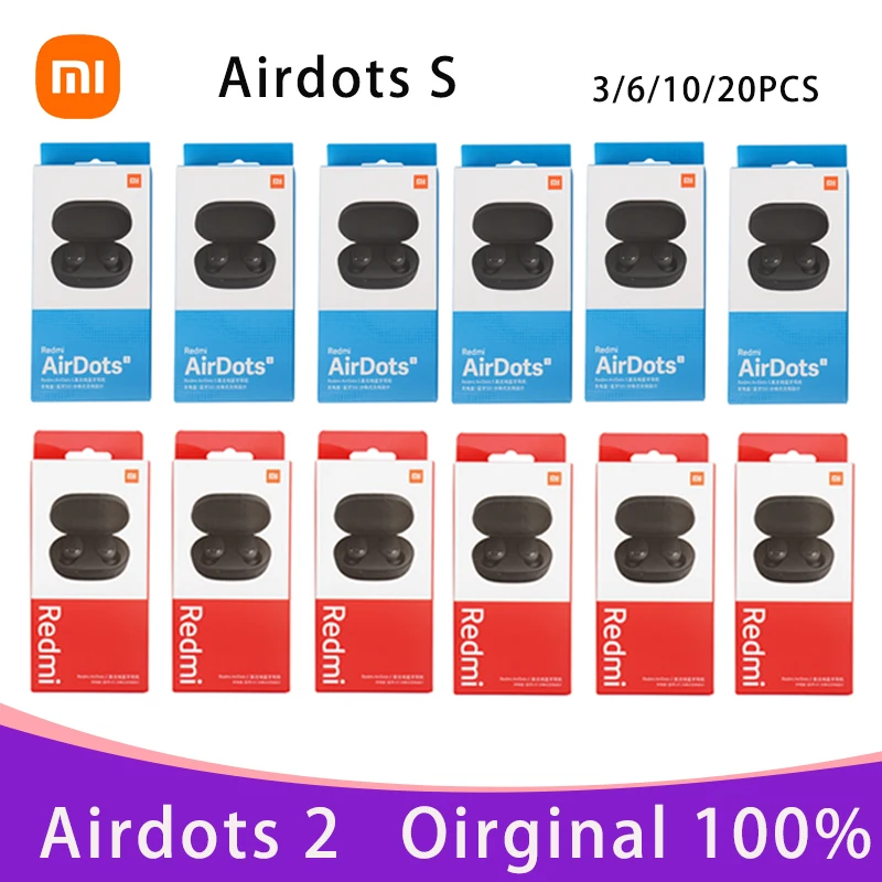 Беспроводные наушники Xiaomi Airdots S TWS 3/6/10/20 шт./партия | Электроника