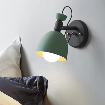 

light forcoffe bar Creative Round Led Wall Lamps Indoor Lighting Bedroom Lighting Fixtures Free Shipping
