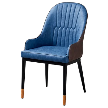

Nordic Dining Chair Modern Minimalist Home Back Sofa Chair Single Desk Chair Leisure European Leather Chair Dining Chair