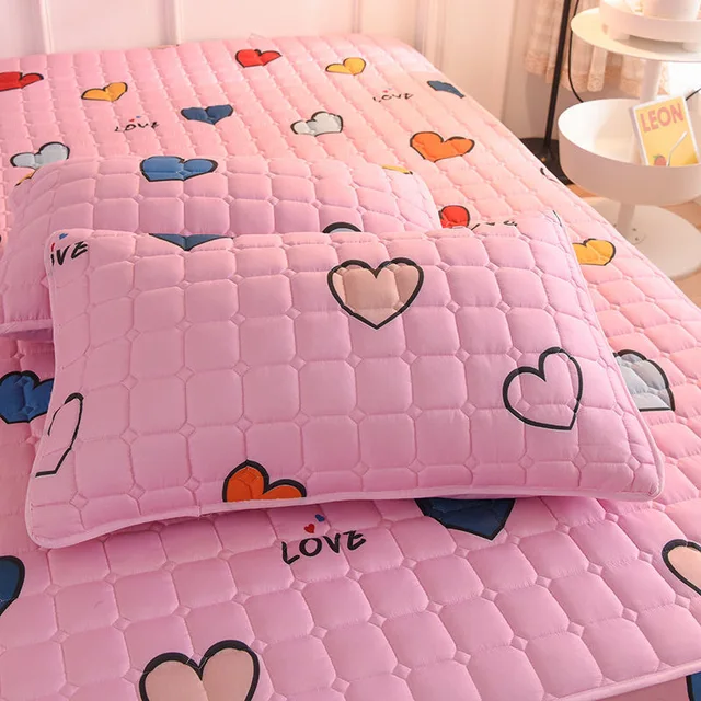 Kawaii Pink Cute Bed & Pillow Cover 3