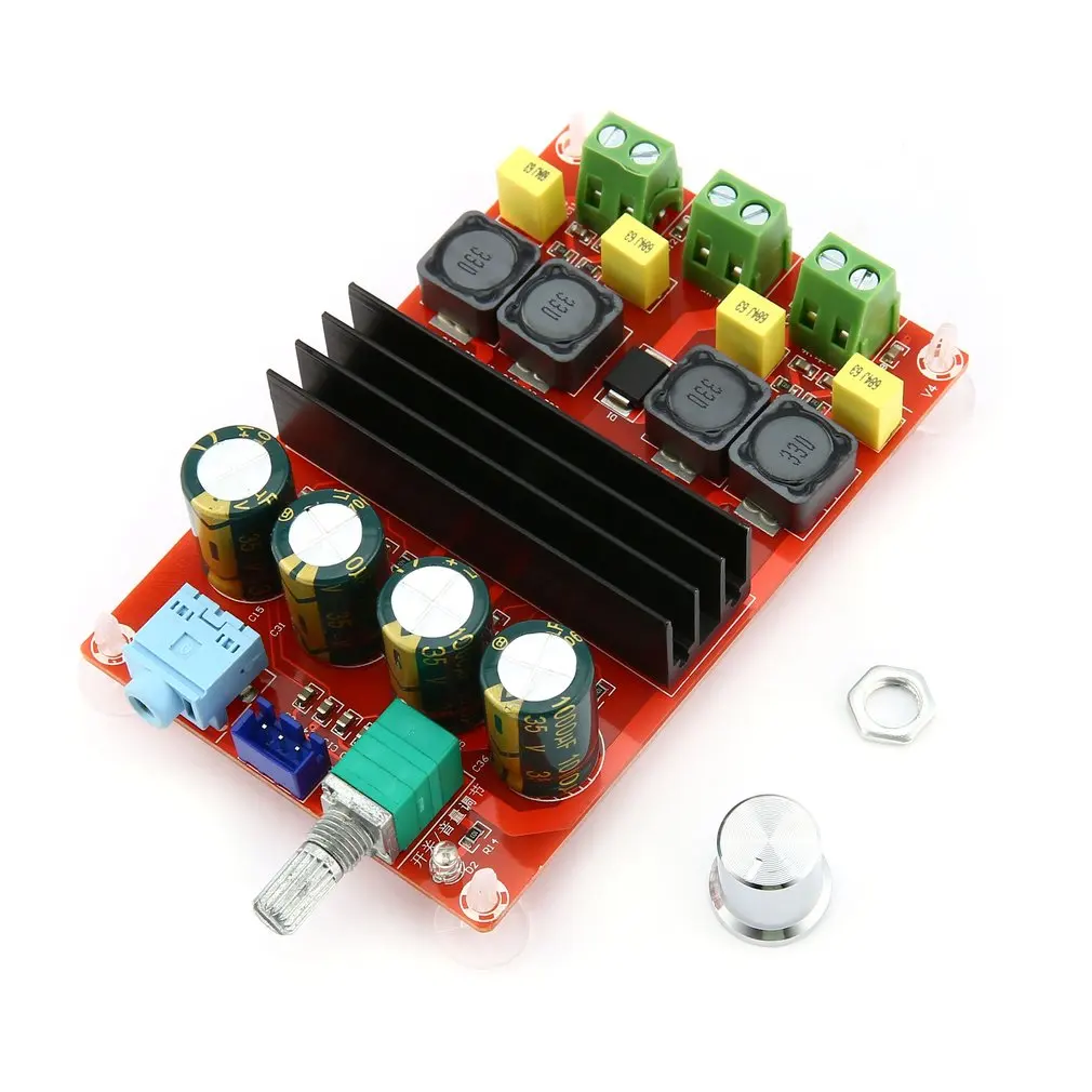 

TPA3116 2*100W Digital Power Amplifier Board Dual Channel Digital Audio Amplifier Board Module Super Bass Ampl