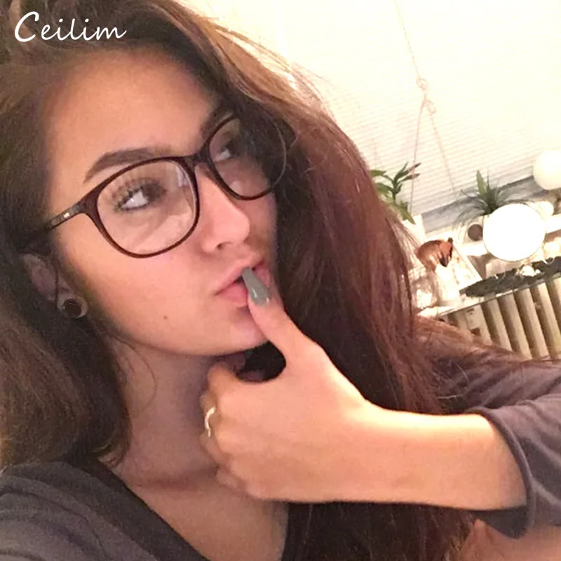 

Transparent Clear Glasses Women 2019 Fashion Big Square Eyeglasses Fake Optical Eye Glasses Frames Myopia Spectacles Eyewear
