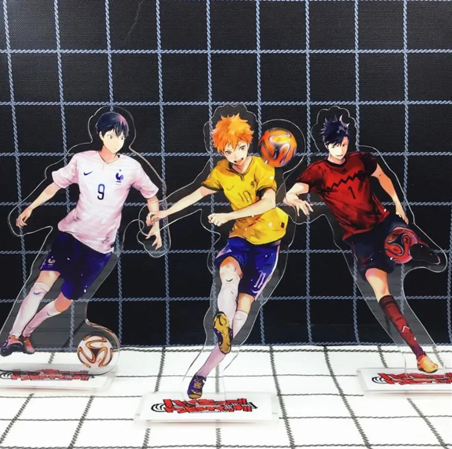 Haikyuu! Хината Shoyo кагеяма Tobio аниме фигурка на акриловой подставке настольное