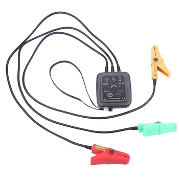 

Digital LED Display 3 Phase Sequence Meter Phase Detector Monitor Indicator Non-Contact Test Tool ALI88