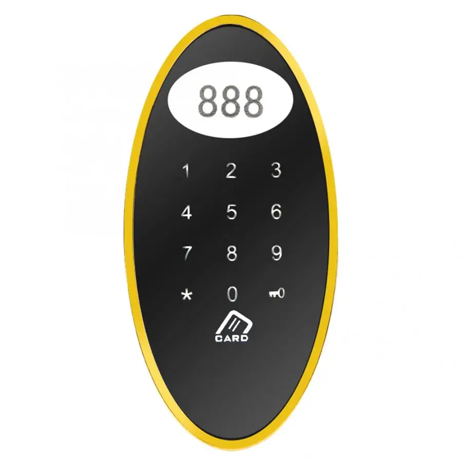 Keyless сенсорная клавиатура Пароль RFID карта ключ металлический цифровой электронный замок для сауны