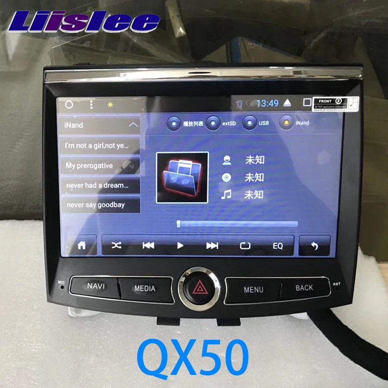 LiisLee Автомобильный мультимедийный GPS HiFi аудио Радио стерео для Infiniti QX50 J50 2013 ~ 2017