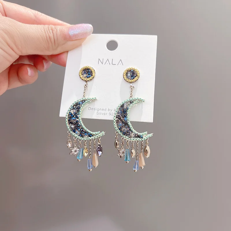 이지은 DEL LUNA Hotel IU장만월 Earrings For Women Korean Dramas TV